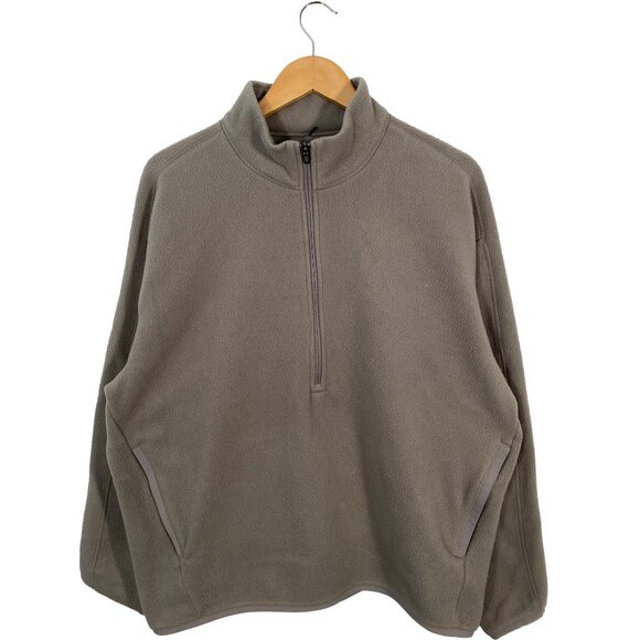 M3DTCS - Lululemon Oversized-Fit Fleece Half Zip Gull Grey men's size M - Picture 1 of 6